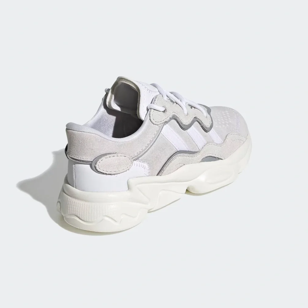 Adidas Ozweego Sneakers in White w/ Purple Accents Size Womens 8.5 - Picture 4 of 11